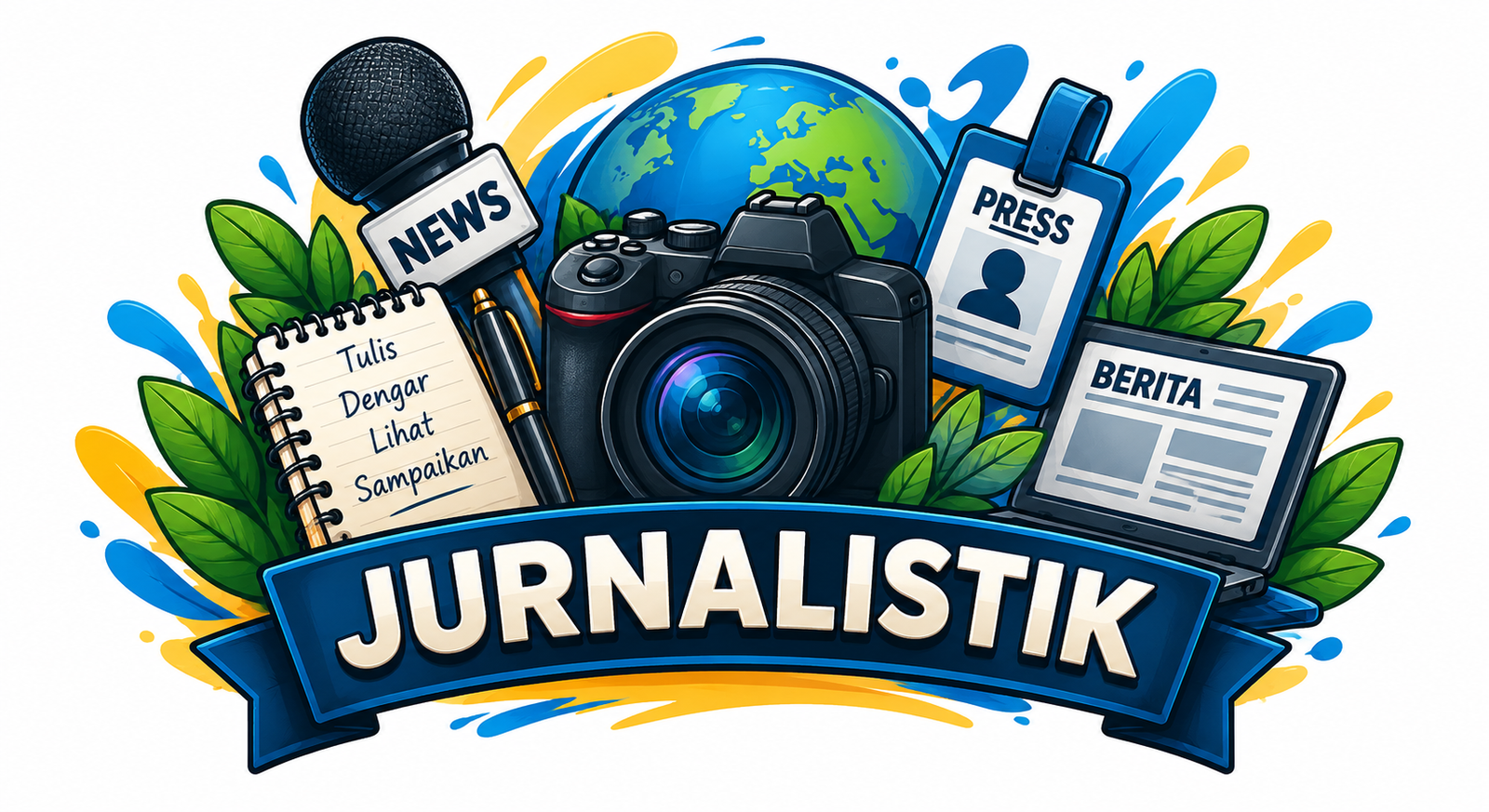 Ilustrasi kegiatan JURNALISTIK